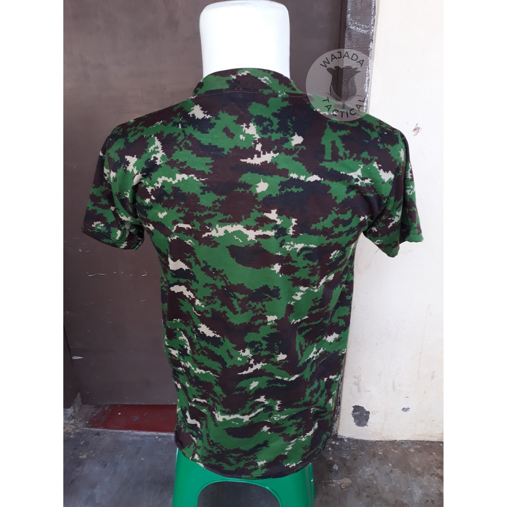 Kaos Pendek Loreng NKRI Kaos Oblong Loreng TNI