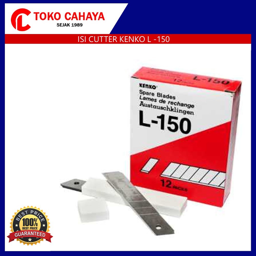 

Isi Cutter Besar Kenko L 150 Isi 5 Pisau