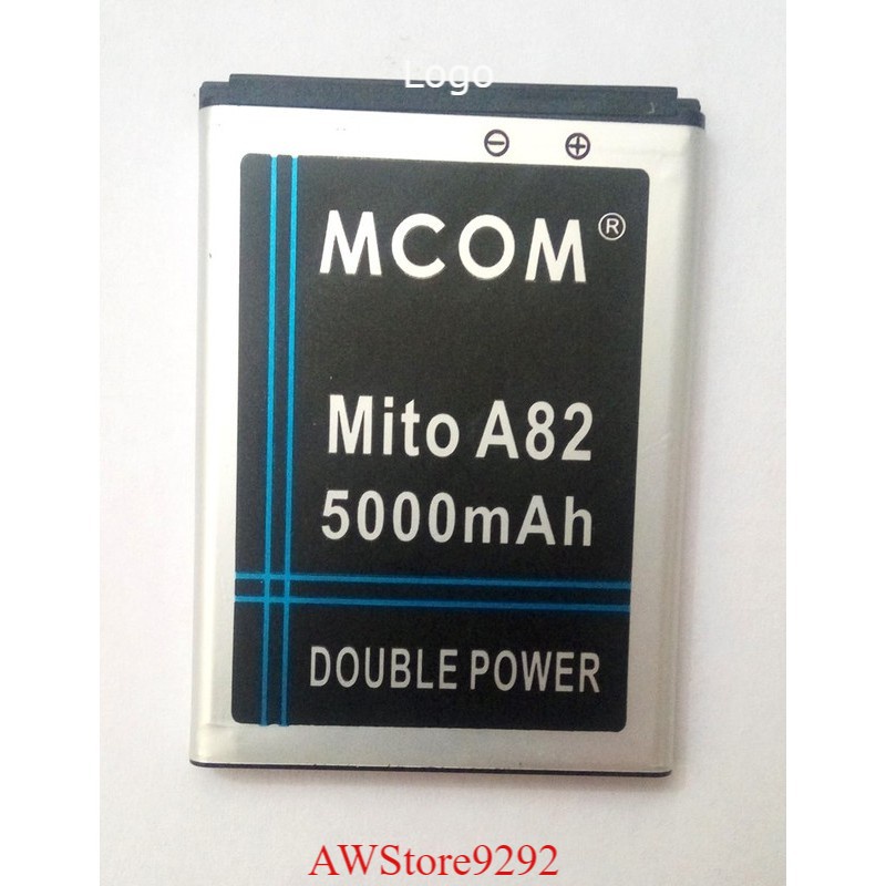 Mcom Battery Batre Baterai Double Power Mcom Mito A82 BA00095 BA-00095 - Konektor Kuningan Datar