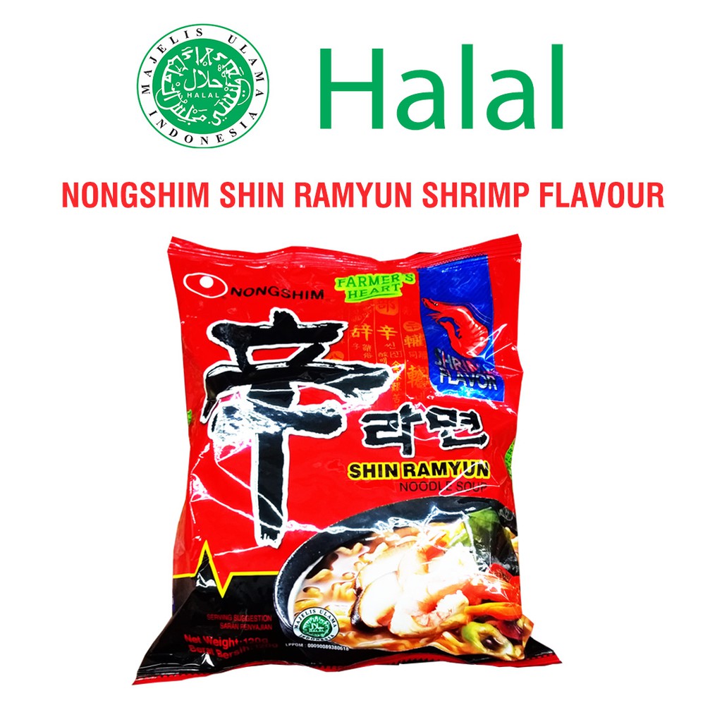 Jual NONGSHIM SHIN RAMYUN SHRIMP FLAVOUR HALAL | Shopee Indonesia