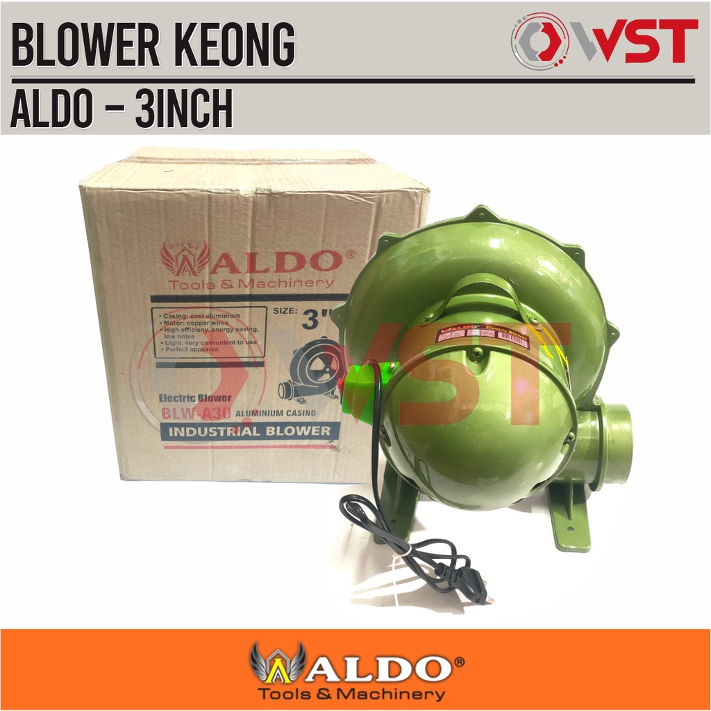 Aldo Blower Keong 3inch Body Aluminium / Blower Centrifugal 3"