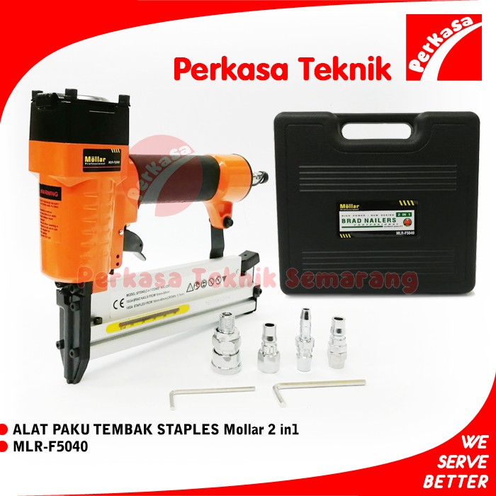 

Air Nailer Stapler 2in1 MOLLAR F5040 Paku Staples Tembak Angin F50