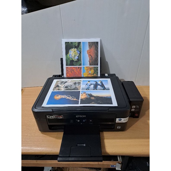 printer bekas pakai epson L210 print scan copy bergaransi