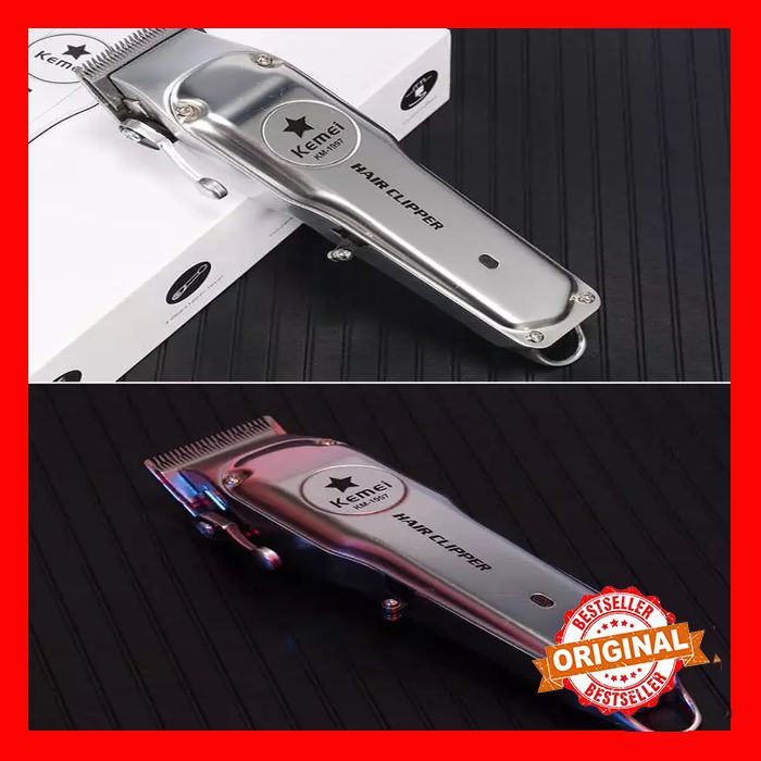 Alat Cukur Rambut Kemei 1997 Hair Clipper Cordless Electric KM-1997
