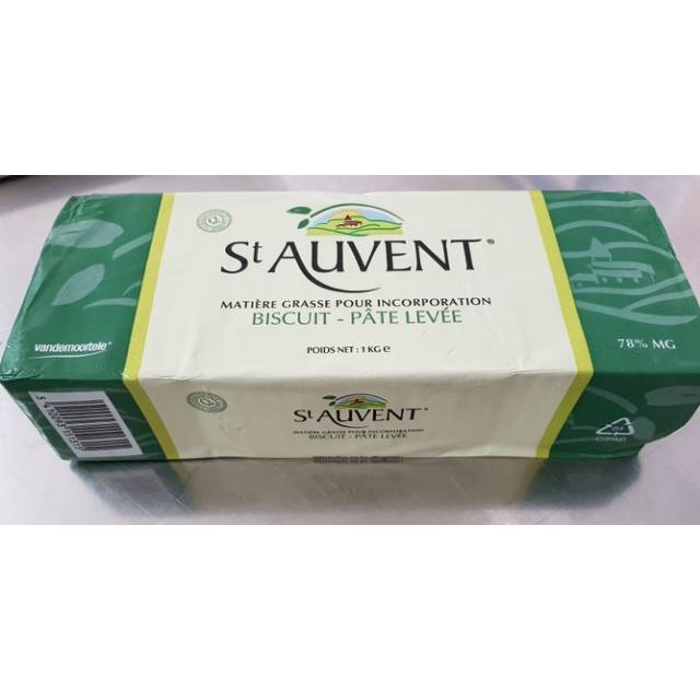 St. Auvent Unsalted Butter Margarine Blend 1kg