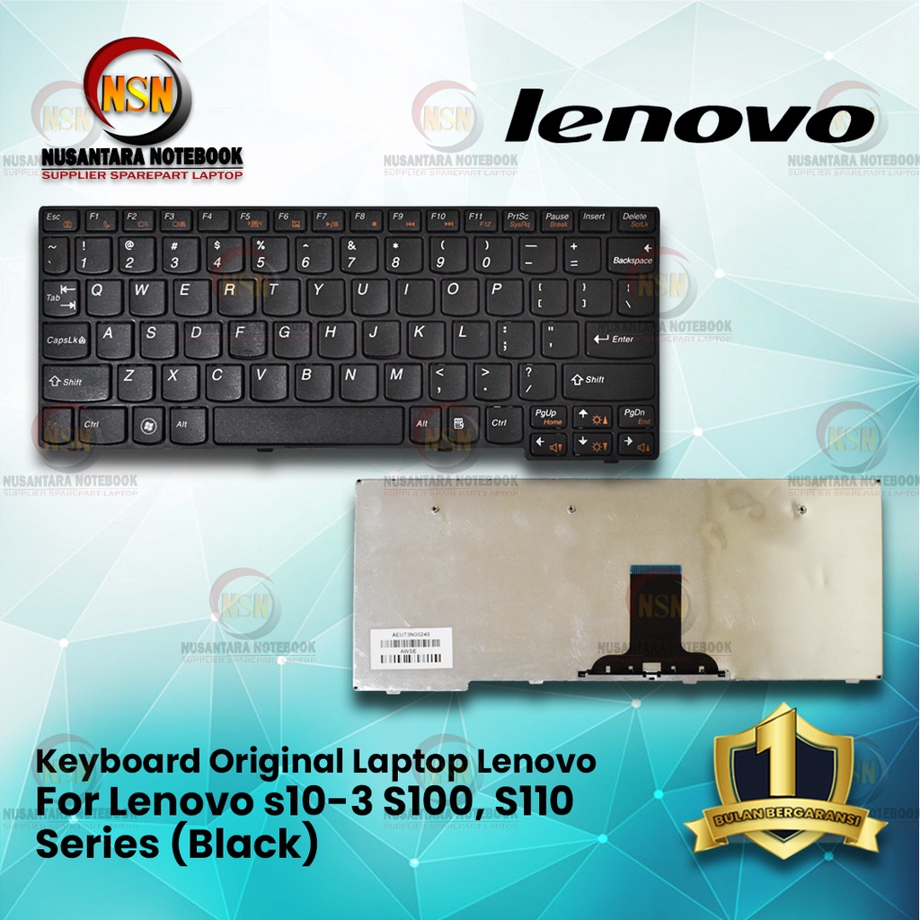 Keyboard Laptop lenovo s10-3 Black For Lenovo 10-3 S10-3S S105 S100