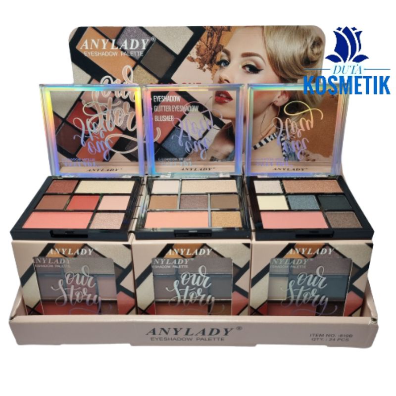 EYESHADOW PALETTE ANYLADY OUR STORY AL IN ONE