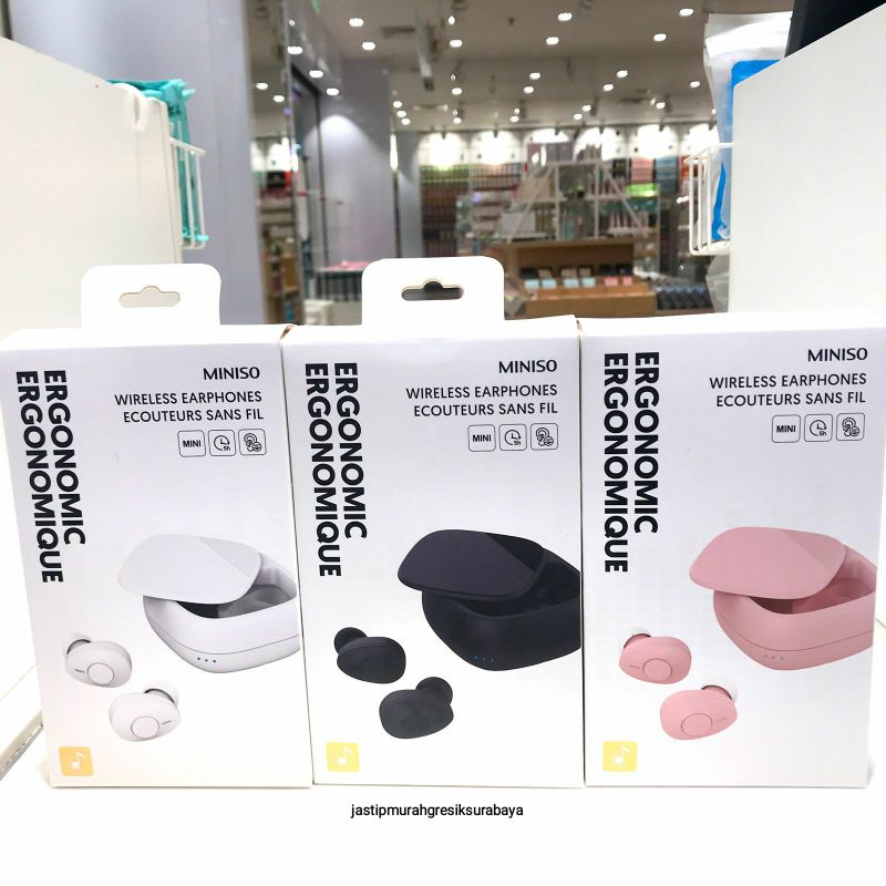 WIRELESS EARPHONES MINISO EARPHONES WIRELESS MINISO