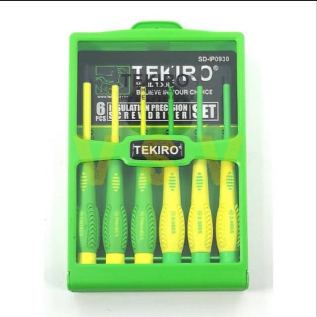 Tekiro - Obeng Listrik Presisi Set 6 pcs