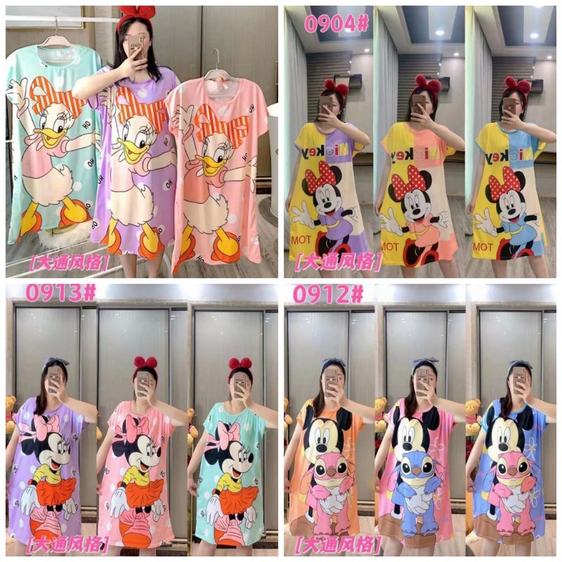 Daster Jumbo Import Murah Bahan Spandek C05-C,D