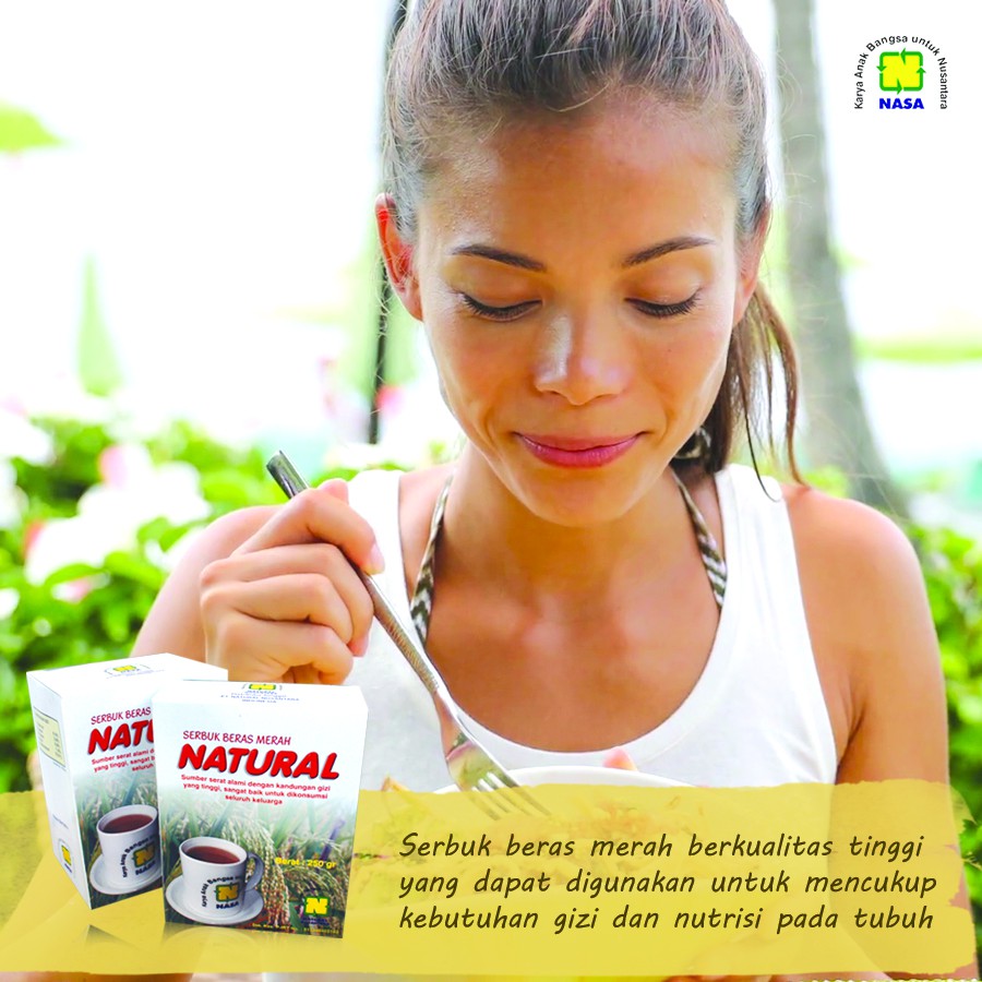 

[ COD ] Serbuk Beras Merah NASA 250gr SBMN ORIGINAL - SERBUK BERAS MERAH DAYA TAHAN TUBUH