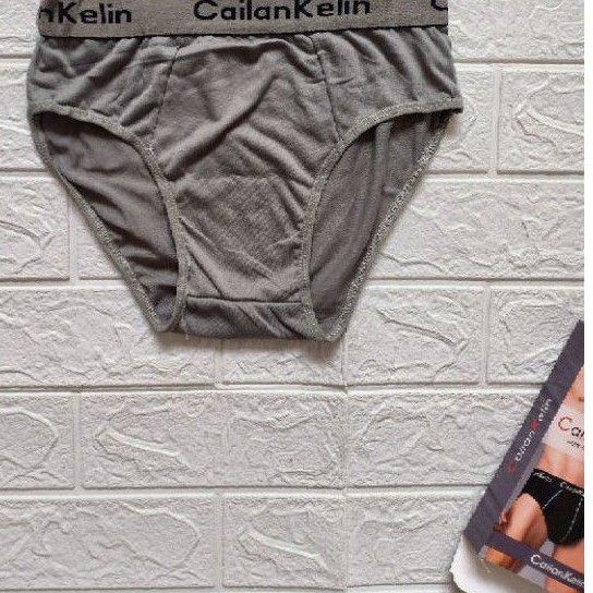 3pcs_ CD C-k  celana dalam pria cailan Kelin m.l.xl / CD pria karet boxer cailan kelin - SEGI TIGA