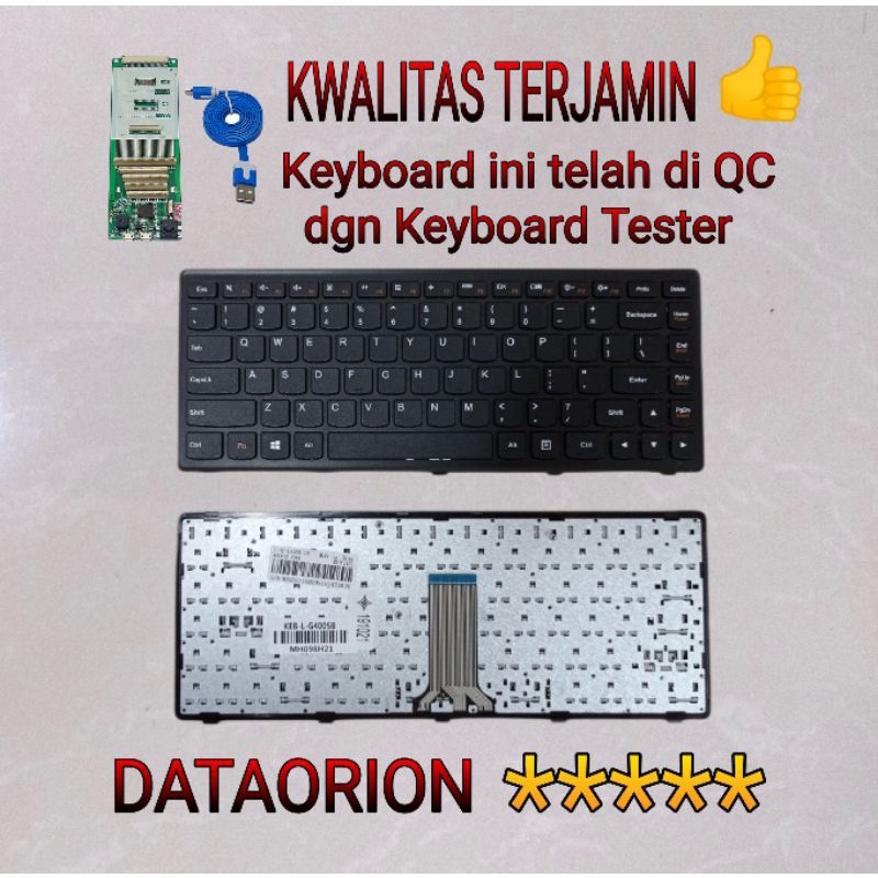 Keyboard lenovo G400s G400as G400am G400at G40ss hitam