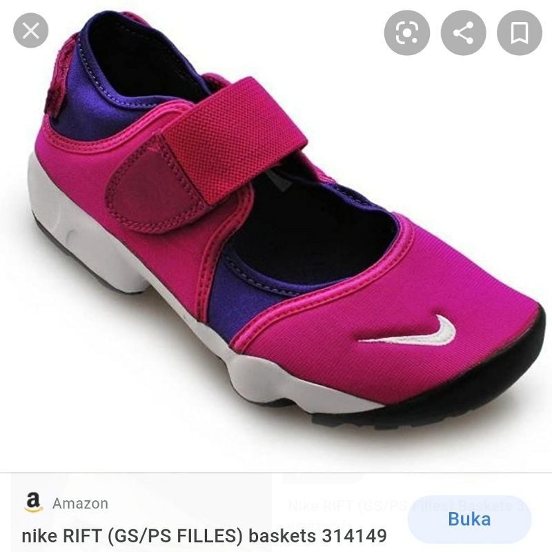 nike air rift fuchsia GS women original second preloved