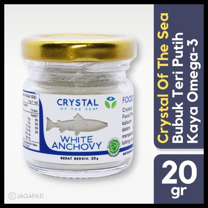 

[READY STOCK] CRYSTAL OF THE SEA - WHITE ANCHOVY POWDER 20GR - BUBUK IKAN TERI