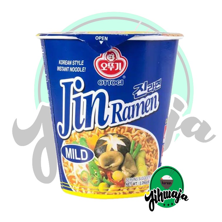 Jin Ramyeon Cup Rasa Mild Made In Korea