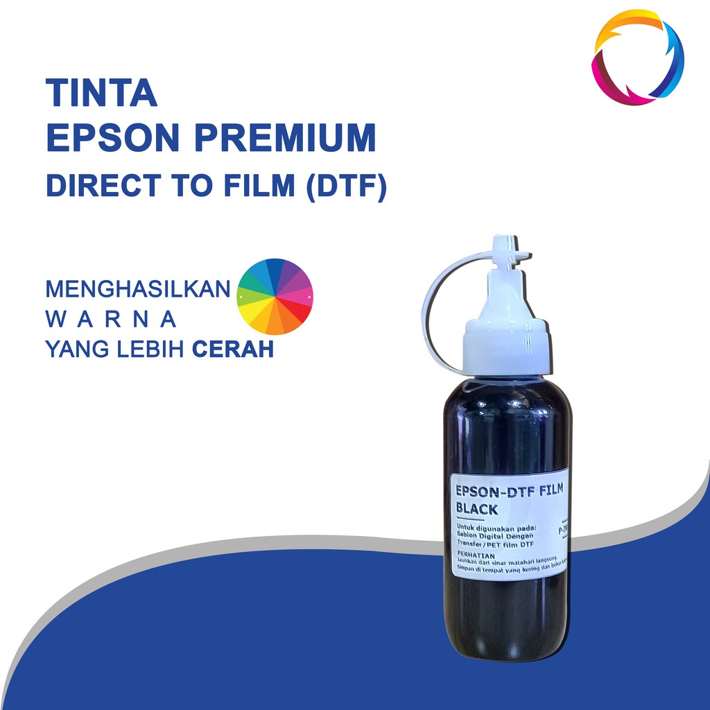 IndoCart Tinta Premium Epson Tinta DTF Digital Transfer Film-100ml