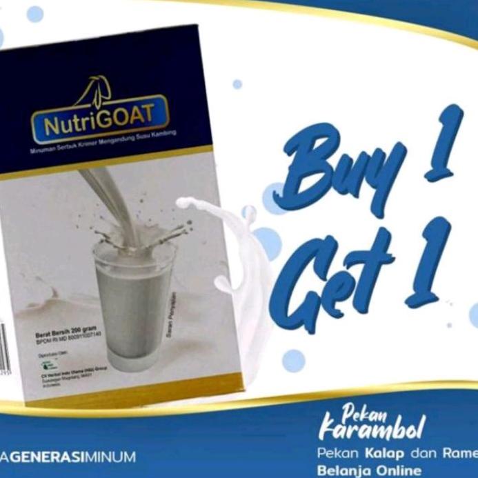 

Miliki Buy 1 Free 1- Susu Kambing Etawa Asli Original Nutrigoat !!