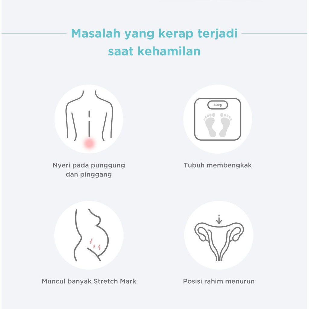 Bamboo Maternity Support Belt | Sabuk Penyangga Perut Hamil