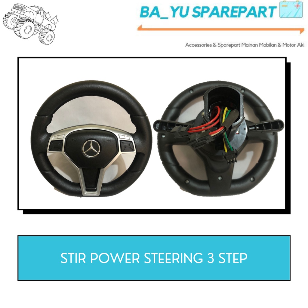 STIR POWER STEERING 3 STEP MOBIL MAINAN AKI MERCY