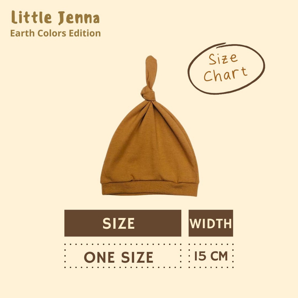 LITTLE JENNA - SET KNOTT HAT, MITTEN AND BOOTIES FOR NEWBORN BABY (SET TOPI&amp;SARUNG TANGAN KAOS KAKI BAYI)