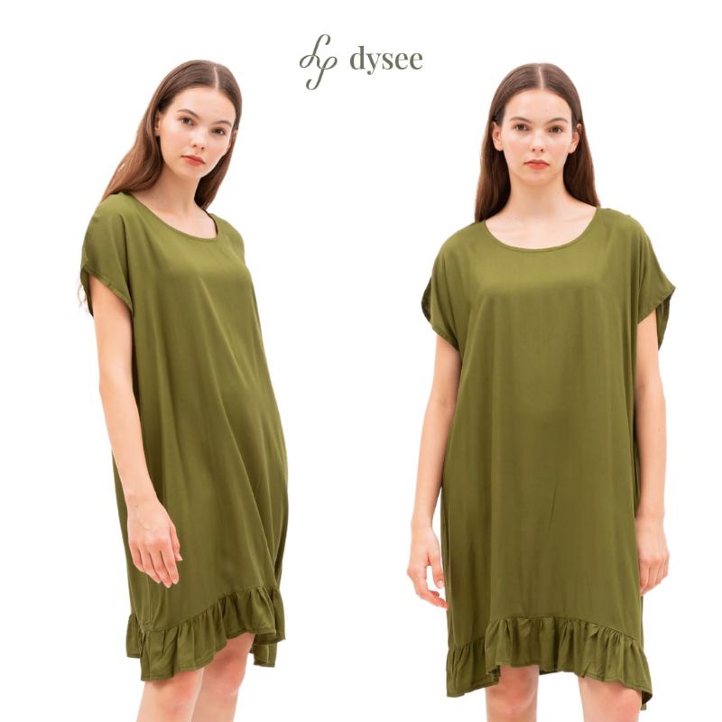 DYSEE - (RUFFLE SLEEPWEAR) SLEEPWEAR COTTON RAYON HIGH QUALITY