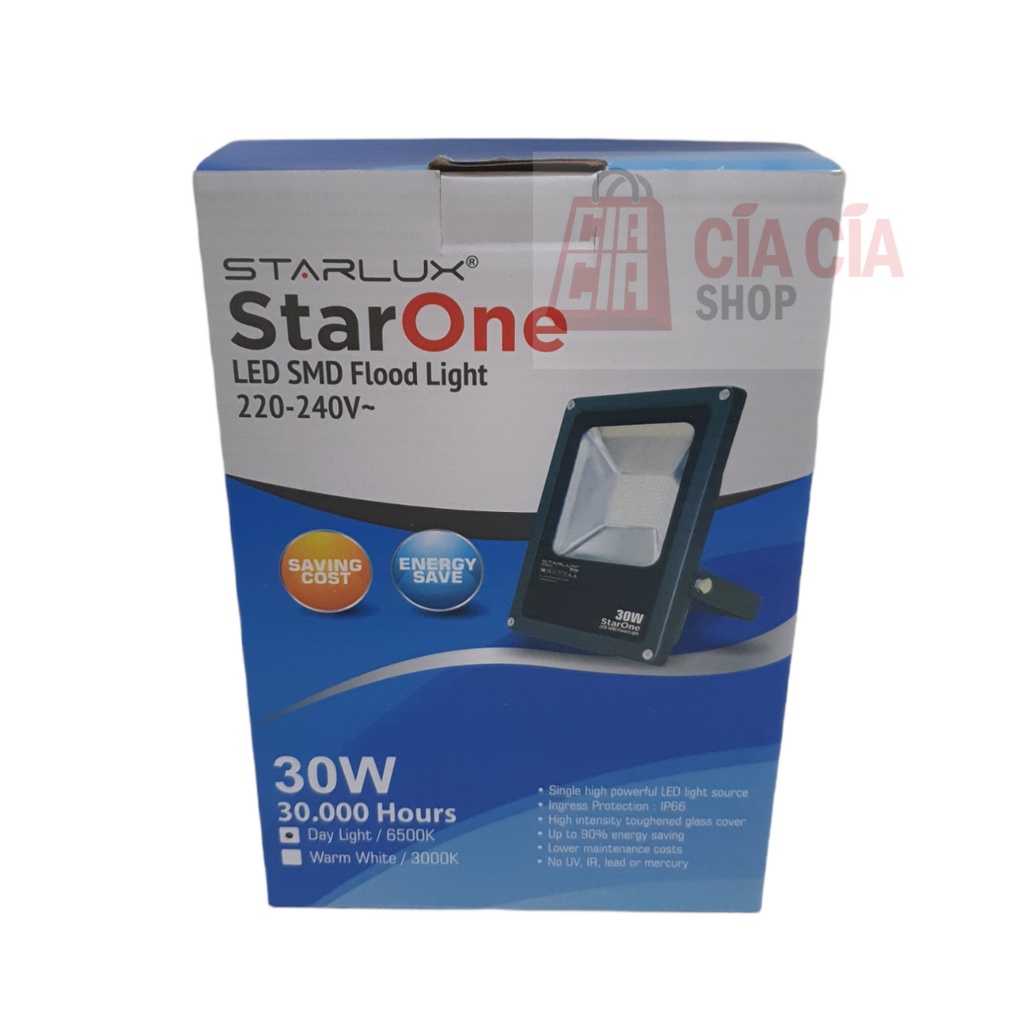 STARLUX STARONE Lampu Tembak 30 WATT Lampu Sorot LED 30W LED Flood Light 30 W