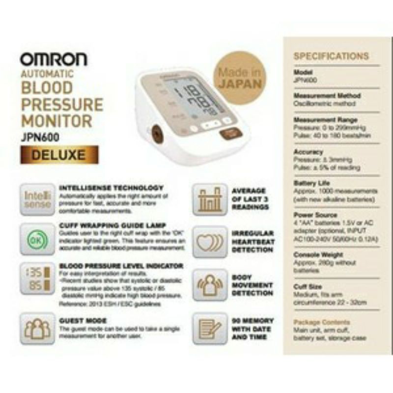 OMRON DIGITAL TEMSIMETER JPN-600 GARANSI 5TAHUN