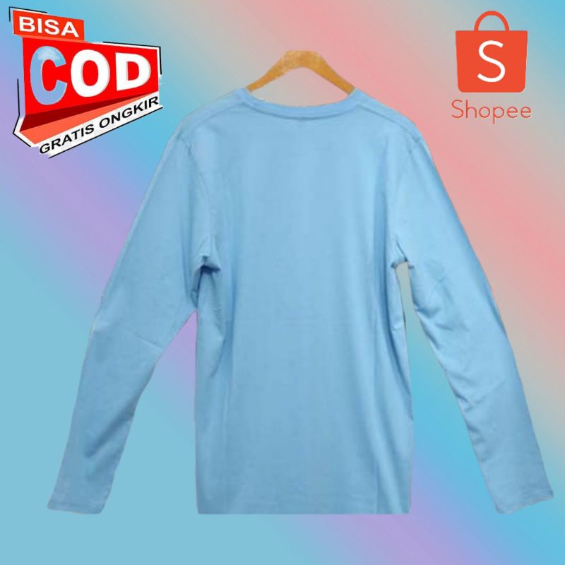 ( PROMO KAOS ) TANGAN PANJANG CEWEK POLOS LENGAN PANJANG PEREMPUAN FASHION WANITA LONGSLEEVE BISA CO