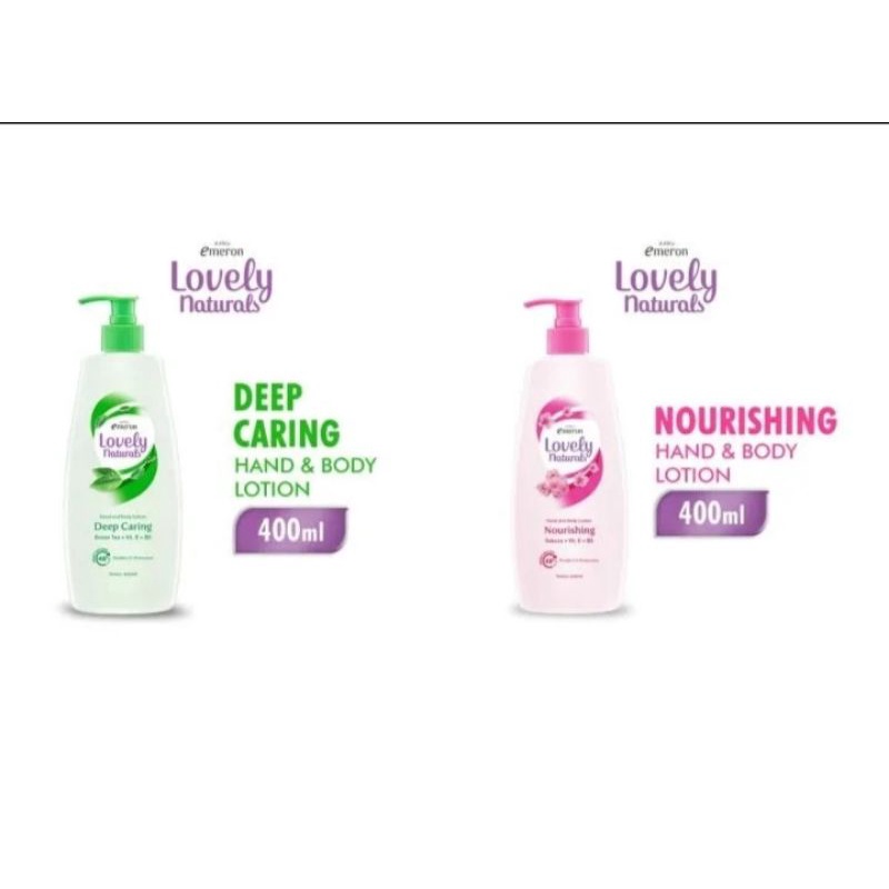 EMERON LOVELY Natural Hand &amp; Body Lotion 400ml