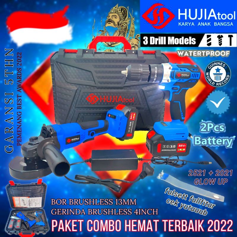 MAKTEC - Hujia Mesin gerinda baterai dan impact cordless drill angle grinder brushless gurinda