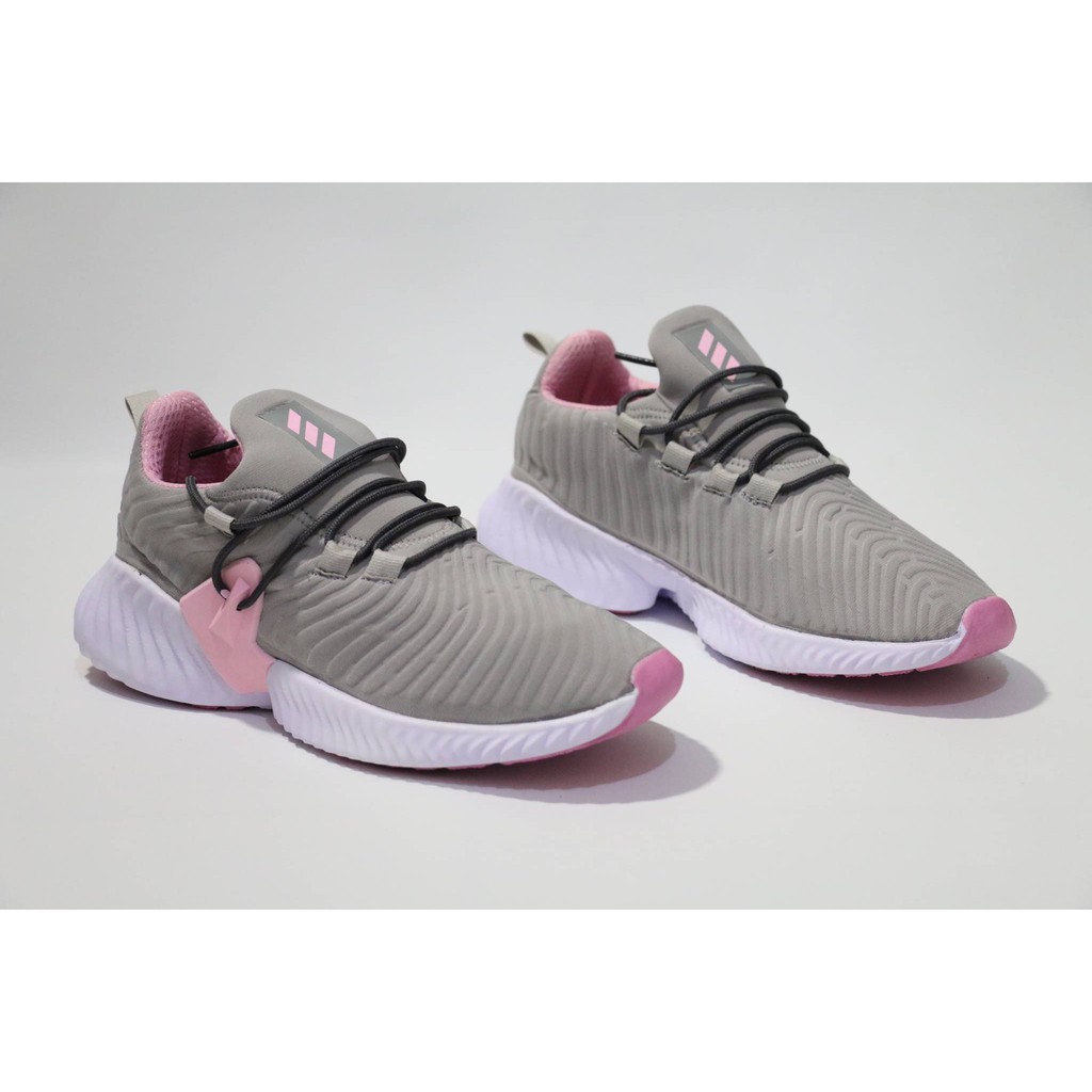 Sepatu Adidas Alphabounce Beyond Instinct Sepatu Sneakers Running Wanita Warna Abu Pink