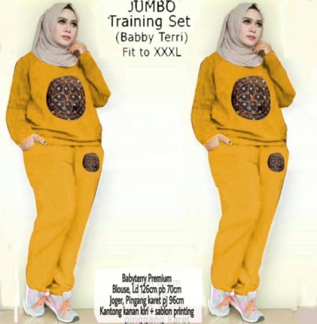 ZR St jumbo livis / Stelan Jogger Wanita XL / Stelan Big Size Murah