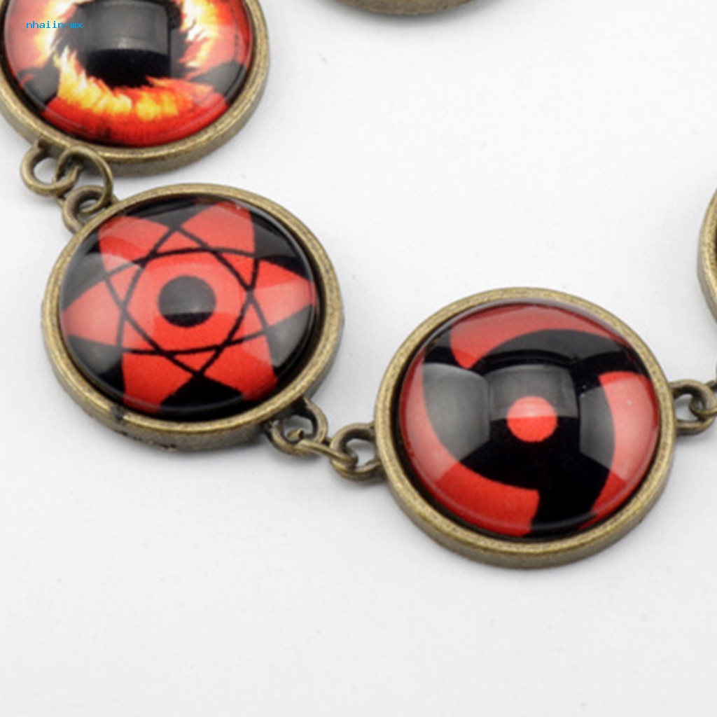 Gelang Rantai Desain Kartun Anime Naruto Sharingan Eye Untuk Pria Dan Wanita