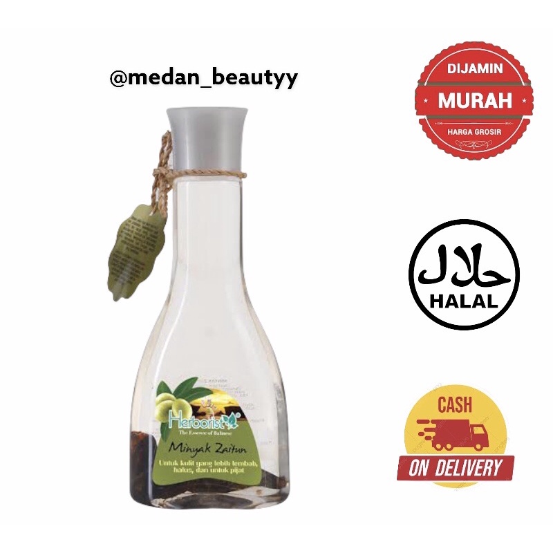 75 & 150 ml - herborist minyak zaitun - minyak zaitun herborist