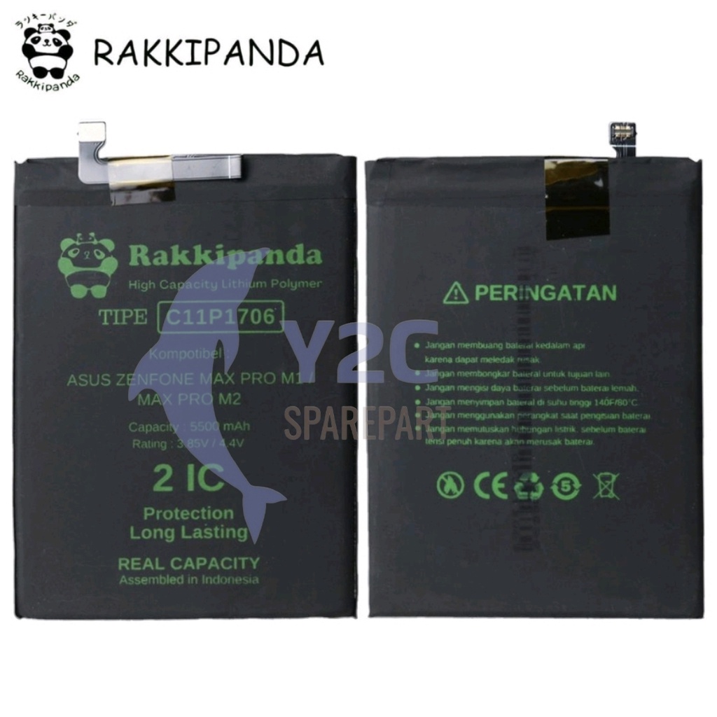 RAKKIPANDA C11P1706 ASUS ZENFONE MAX PRO M1 / ZB601KL ZB602KL BATERAI BATRAI BATRE BATERE BATRE DOUBLE POWER