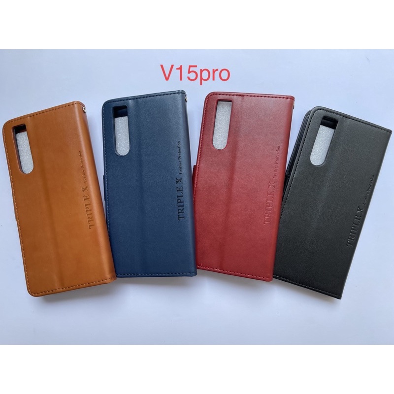 Leather Wallet Flip New Vivo V15Pro