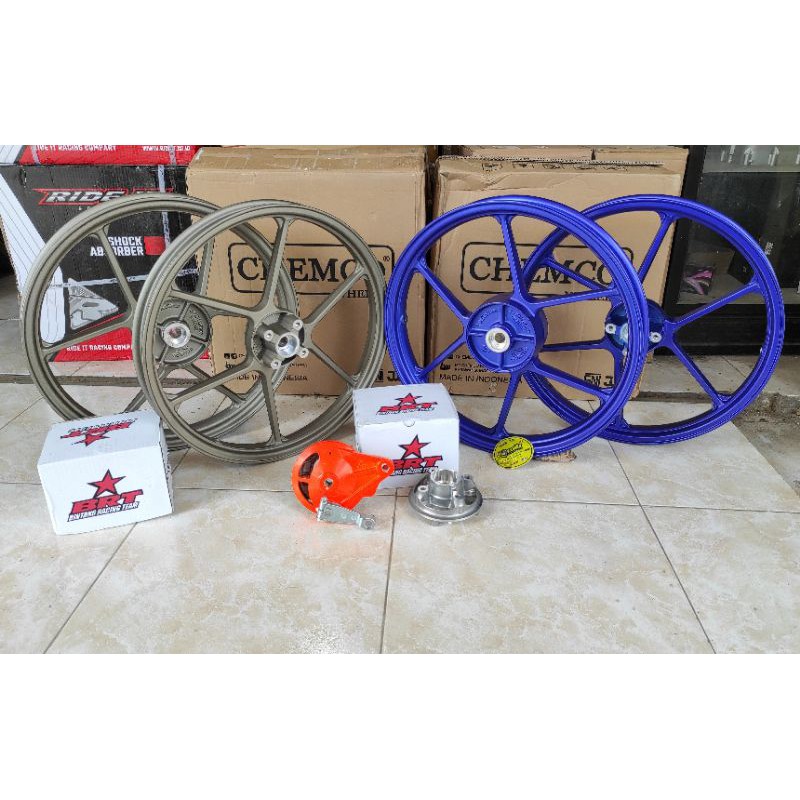 Velg BRT Chemco Jupiter Z Fizr 17 160 185 Silver Gold