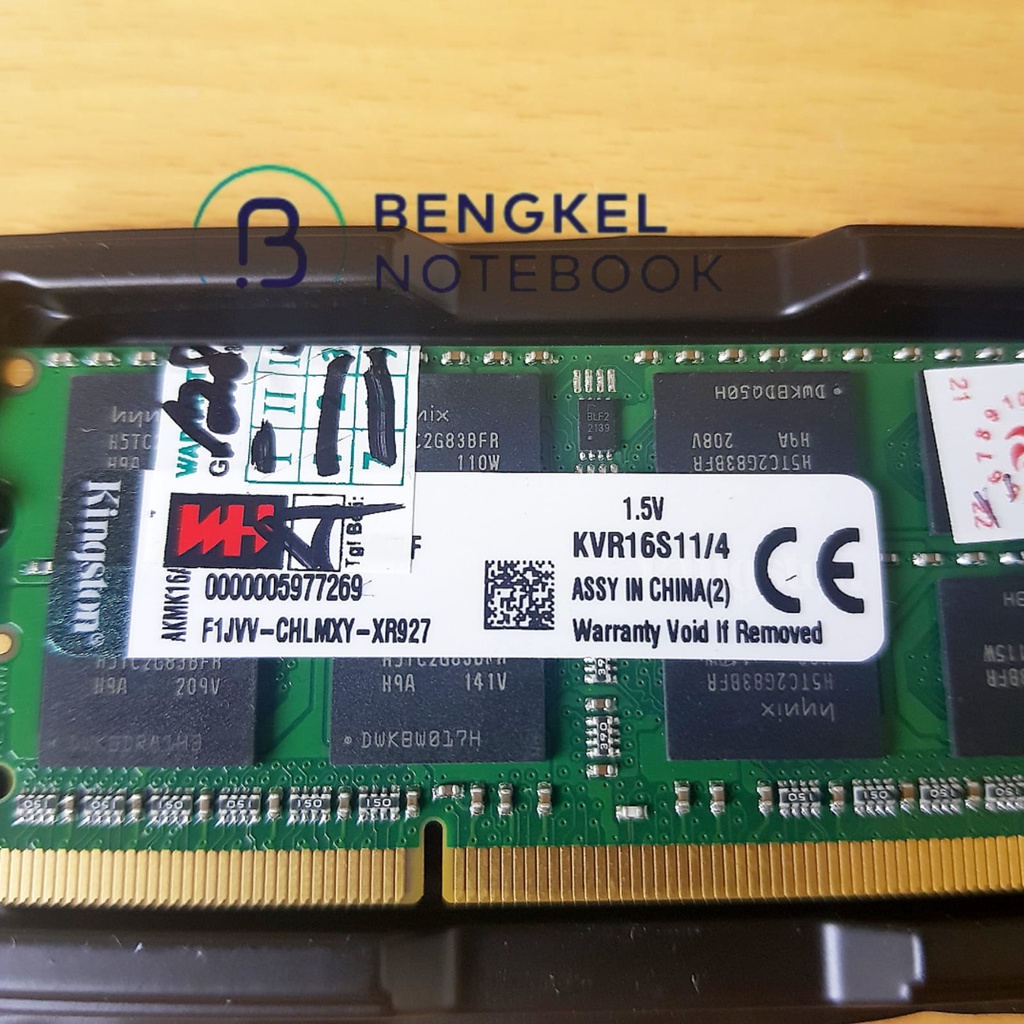 Sodimm 4Gb DDR3 PC12800 Kingston