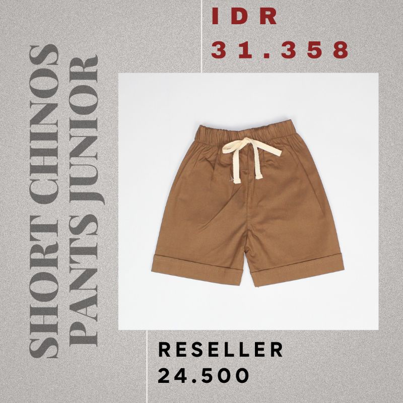 SHORT CHINOS PANTS - Promo 10.10 Celana kain katun nyaman Anak Cewek Cowok Street Pants Stretch Laki Perempuan Lucu Murah 1-4 Tahun