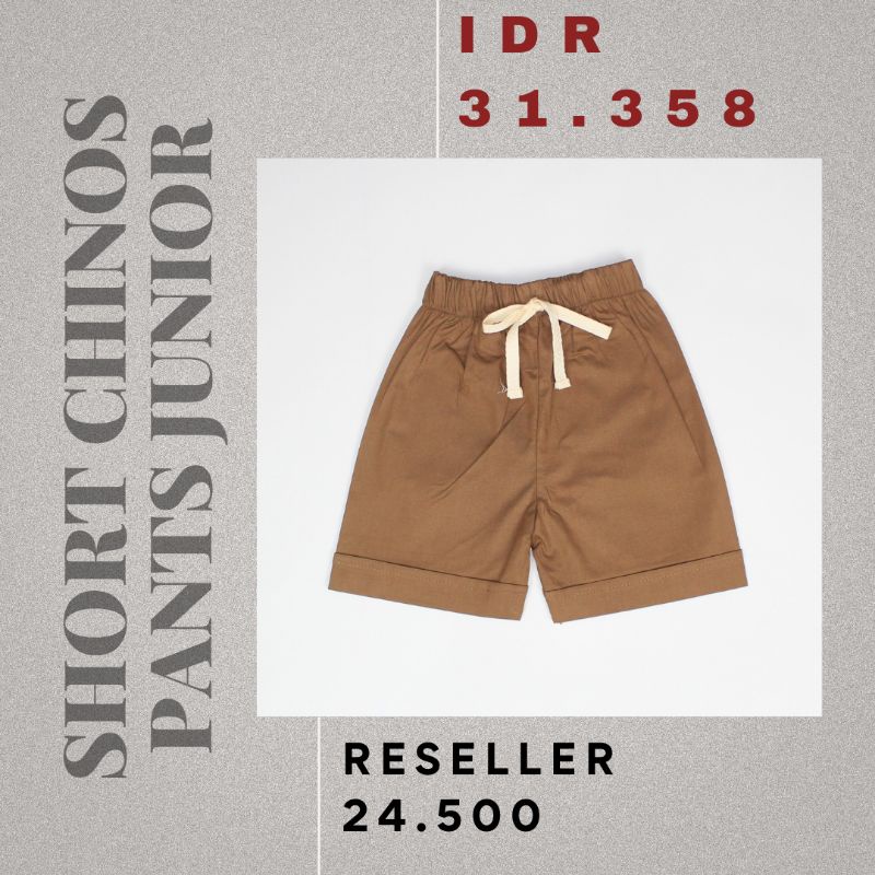 SHORT CHINOS PANTS - Promo 8.8 Celana Pendek Anak Stretch