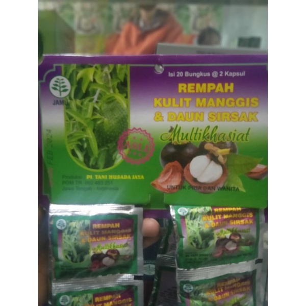 Jual Kapsul Kulit Manggis Dan Daun Sirsak Original Shopee Indonesia