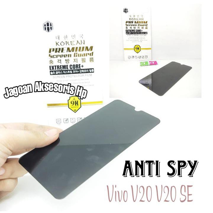 Tempered Glass ANTI SPY Vivo V20 V20 SE 6.44 inch Anti Gores Kaca PRIVACY Anti Intip