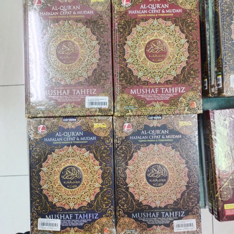 Al-Qur'an Cordoba Hafalan 7 Blok Mushaf Tahfiz A5.
