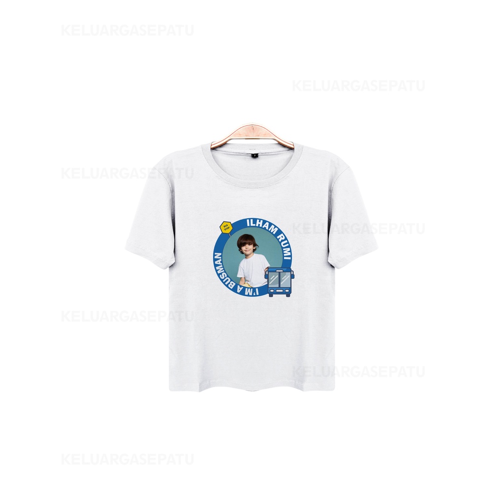 KAOS FOTO NAMA ANAK CUSTOM SABLON LUCU CEWE COWO KAOS ANAK CUSTOM FOTO NAMA DESIGN BEBAS SUKA SUKA ANAK CEWEK COWOK USIA 2 SAMPAI 12 TAHUN COTTON COMBED 30S MURAH
