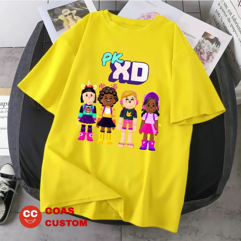 BAJU KAOS PK XD ANAK GAME ANAK
