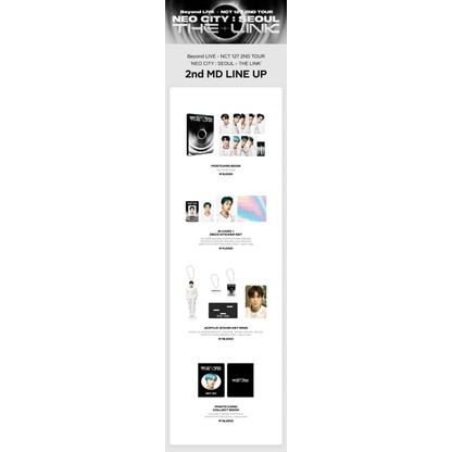 OPEN PO MERCHANDISE 2ND NCT 127 THE LINK