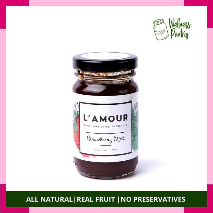 

L’amour Strawberry Mint Fruit Jam Selai Buah 140g