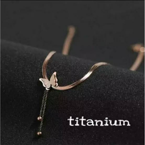KALUNG GELANG TITANIUM MODEL BELUT KUPU BANDUL ANTI KARAT KL400