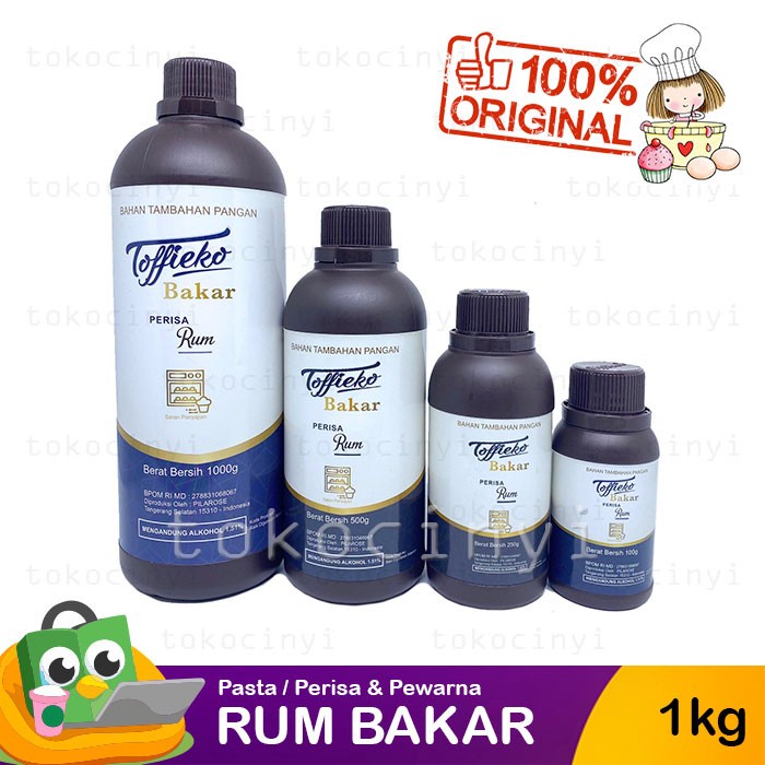 

Toffieco Toffieko Pasta Perisa Pewarna - Rum Bakar 1kg